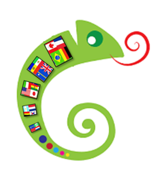 camaleão bandeira